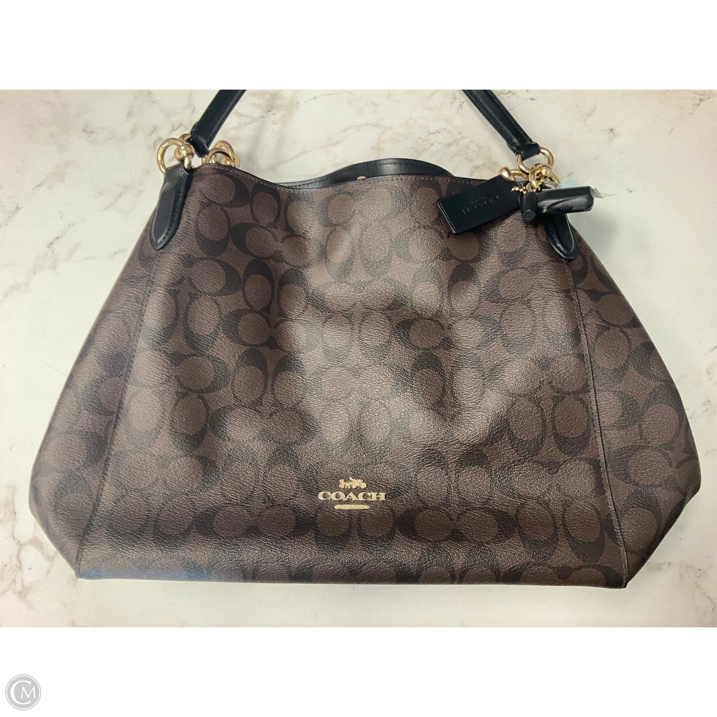 Tote Designer By Coach, Size: Medium