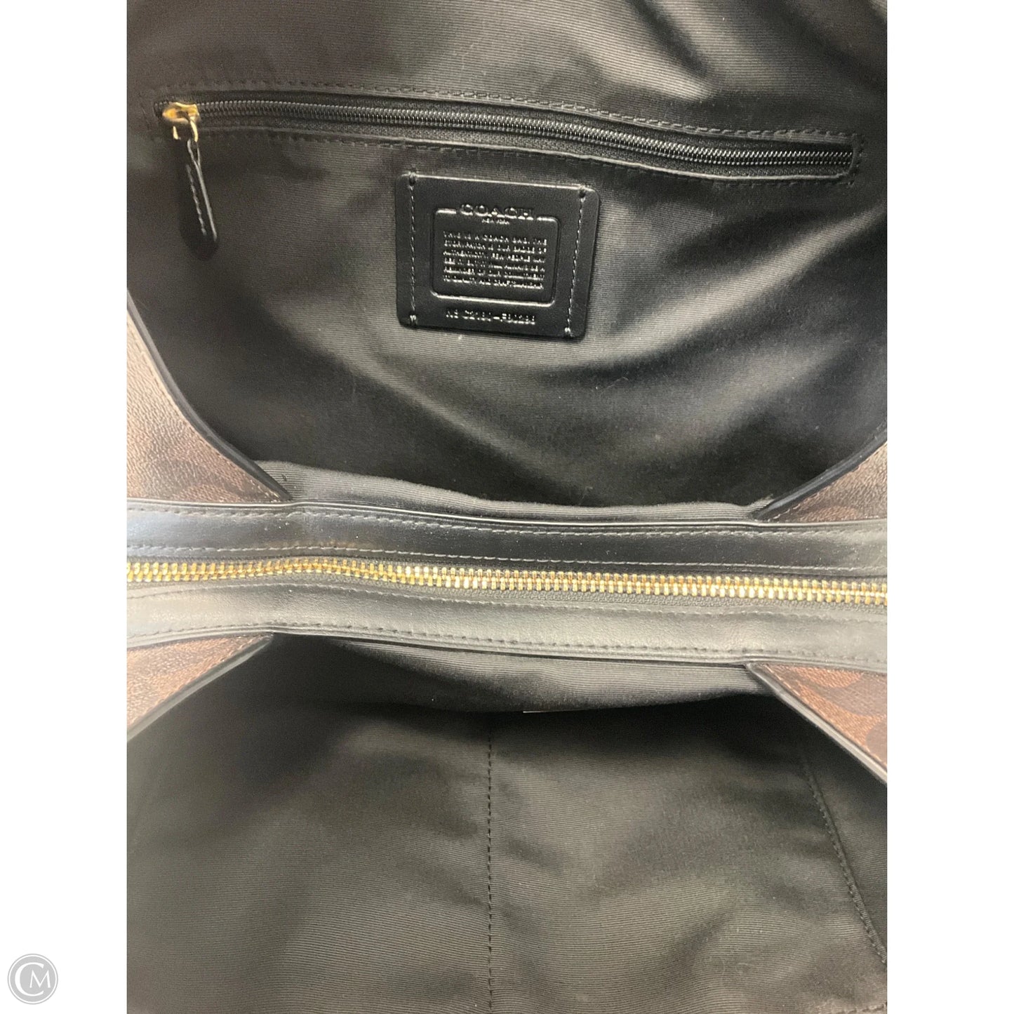 Tote Designer By Coach, Size: Medium