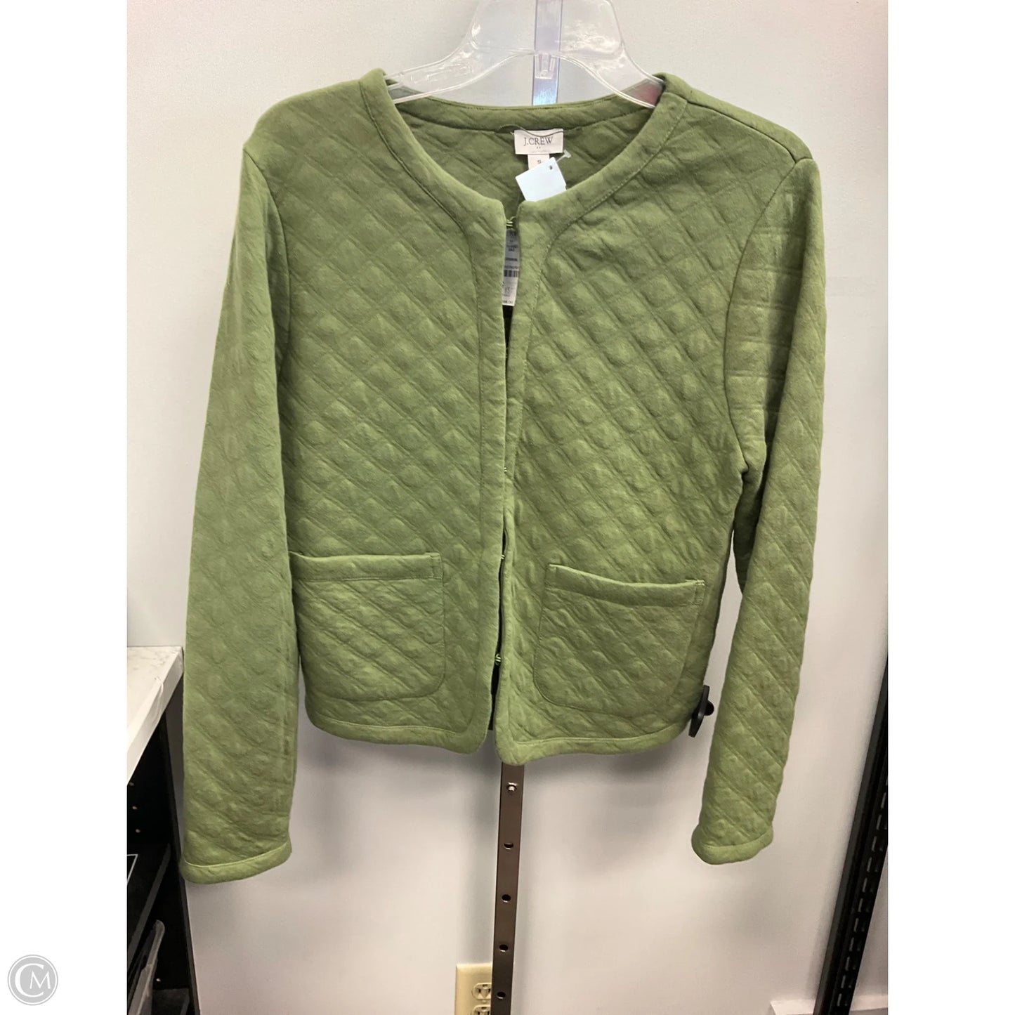 Sweater Cardigan By J. Crew In Green, Size: S