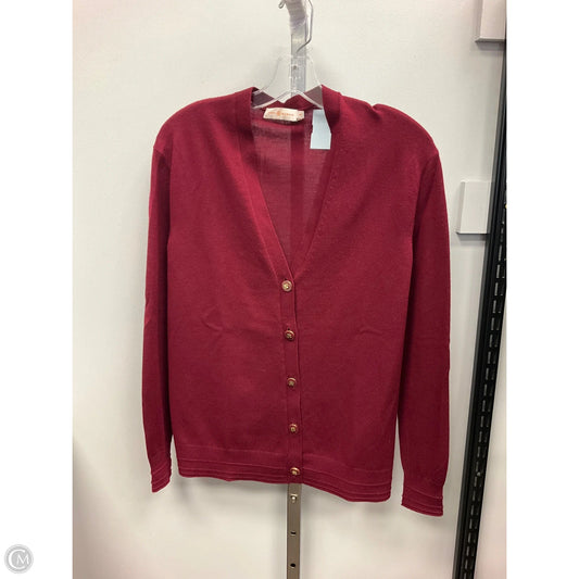 Cardigan Designer By Tory Burch In Red, Size: S