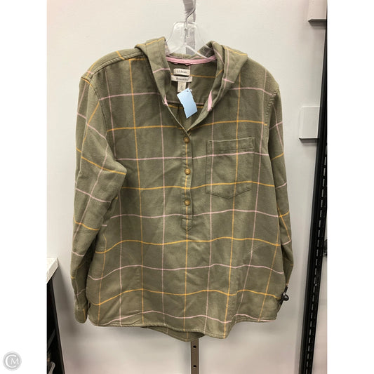 Top Long Sleeve By L.l. Bean In Green, Size: M