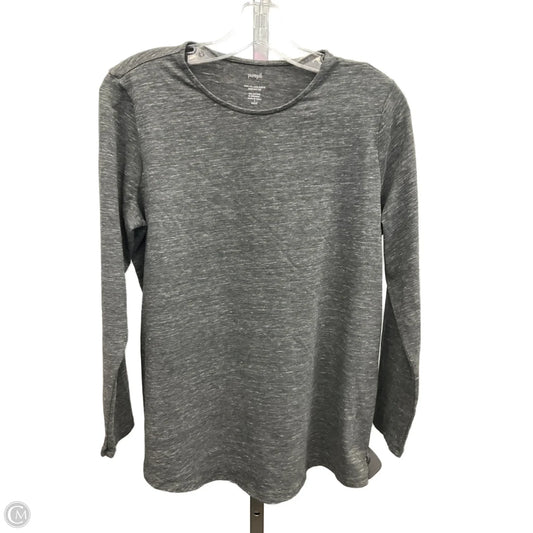 Top Long Sleeve Basic By Pure Jill In Grey, Size: S
