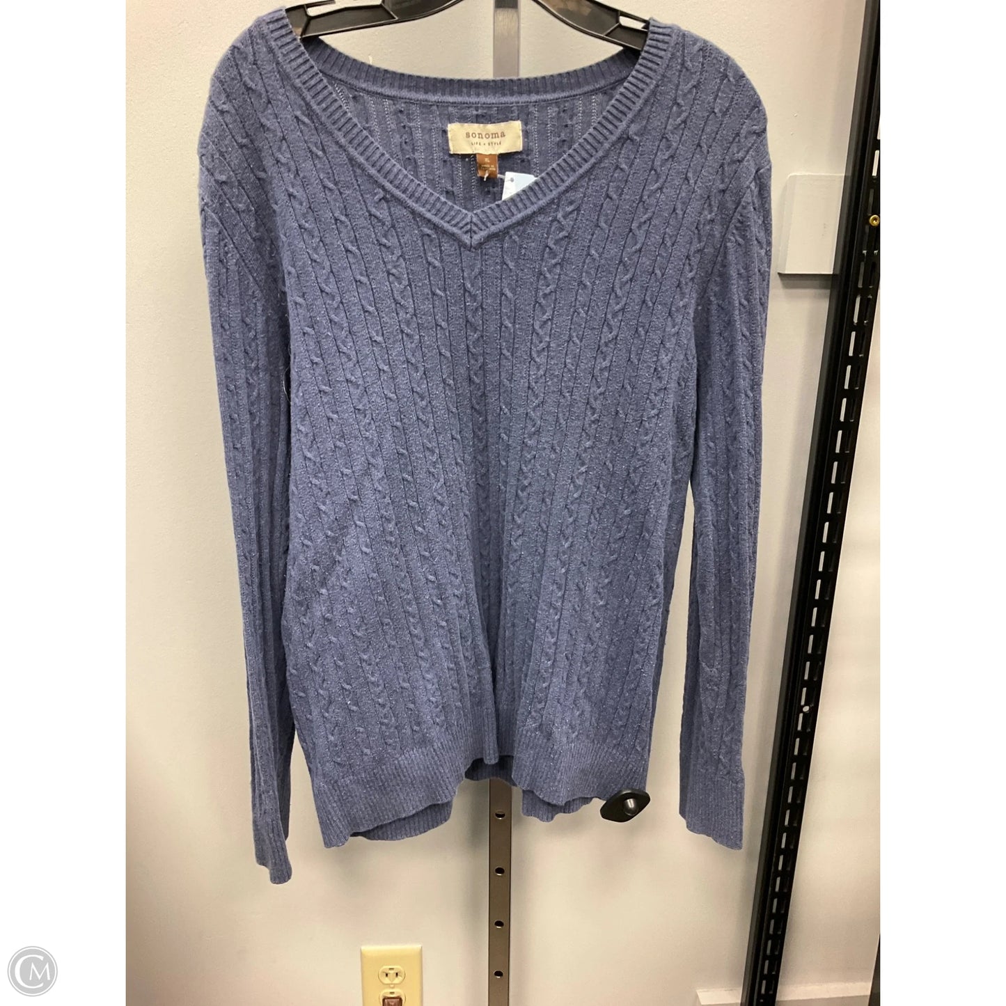 Top Long Sleeve By Sonoma In Blue, Size: Xl