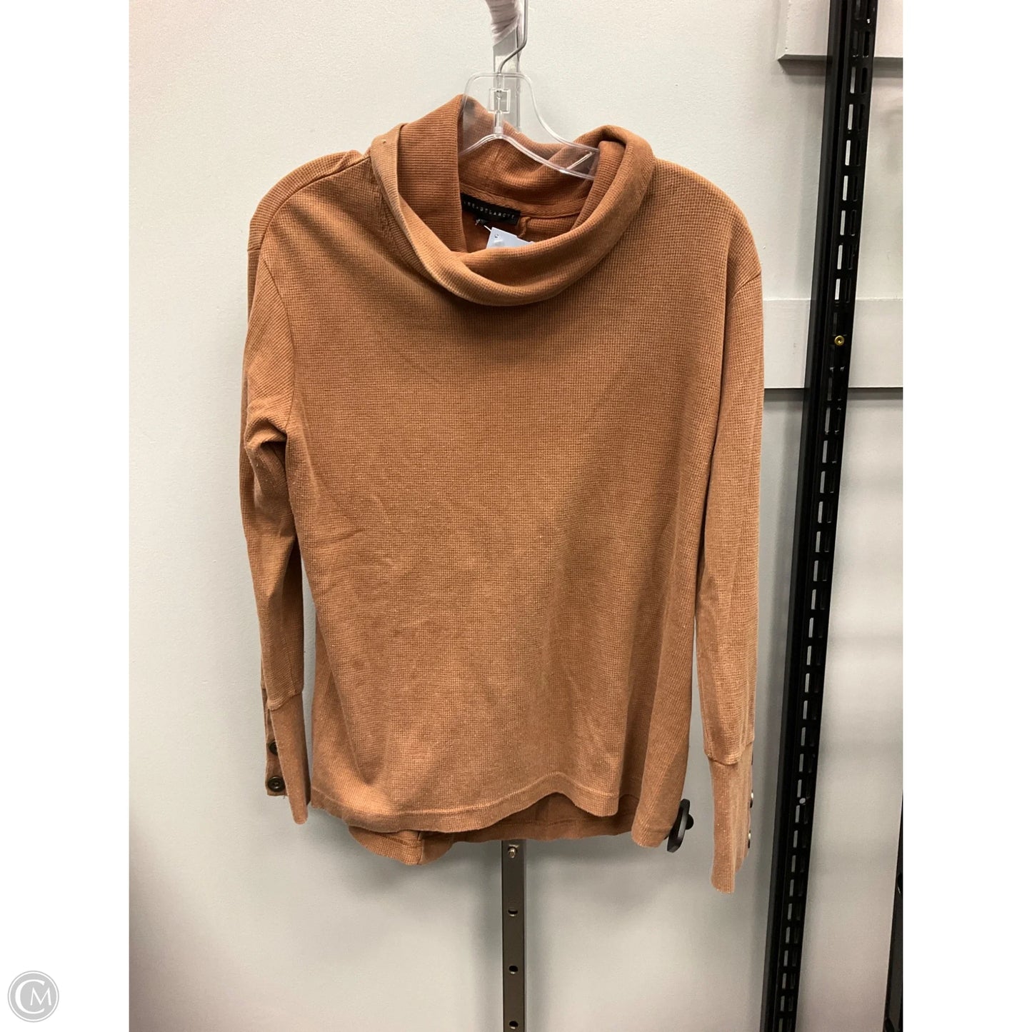 Top Long Sleeve By Jane And Delancey In Tan, Size: S