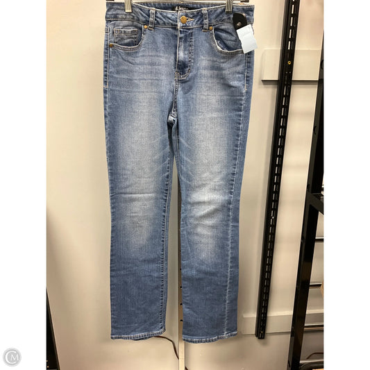 Jeans Straight By D Jeans In Blue Denim, Size: 6