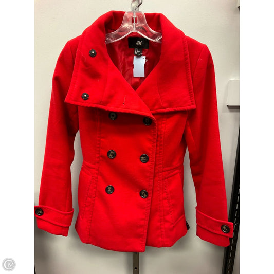 Coat Other By H&m In Red, Size: 4