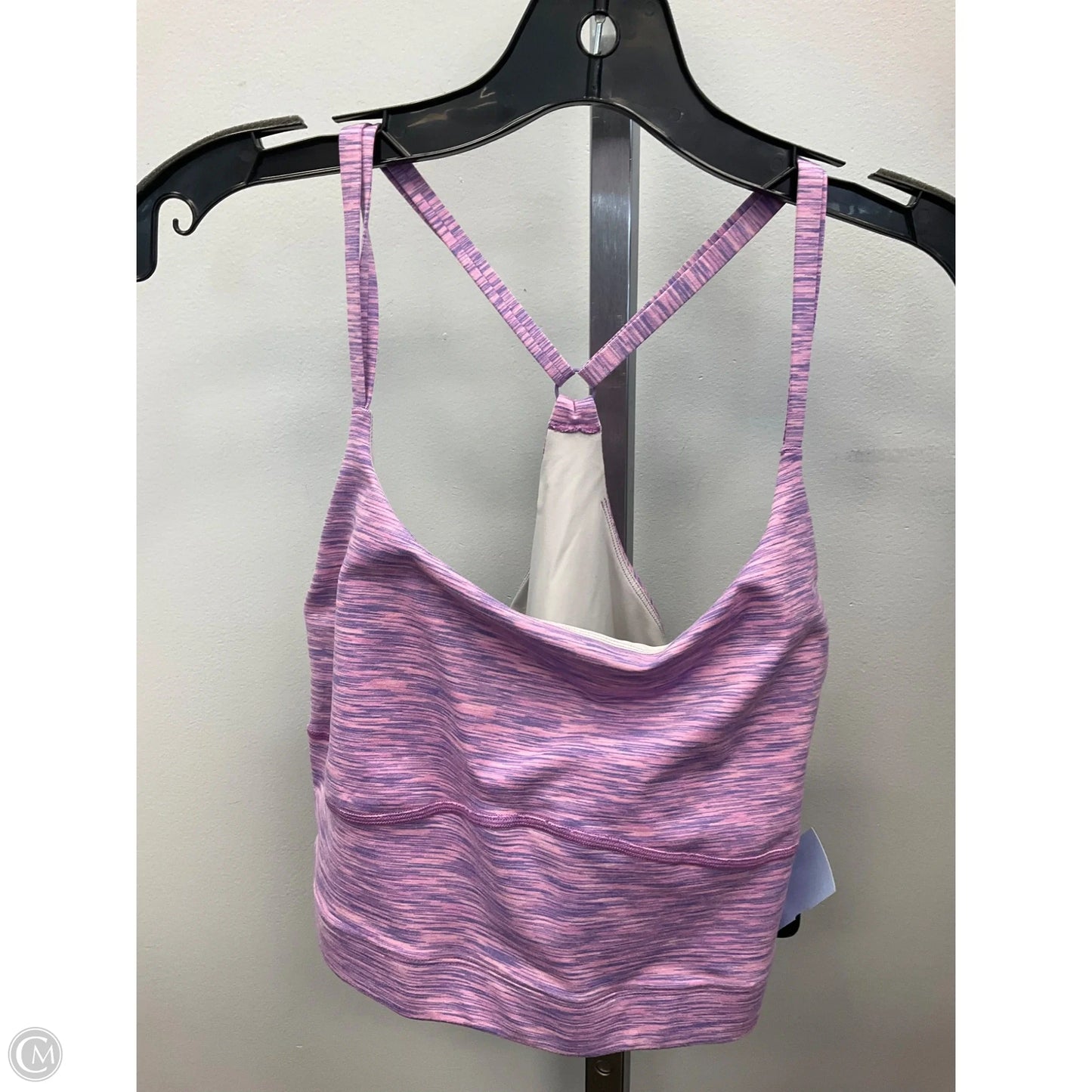 Athletic Bra By Outdoor Voices In Pink & Purple, Size: L