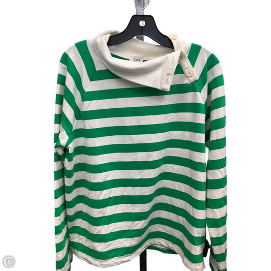 Top Long Sleeve By J. Crew In Striped Pattern, Size: M