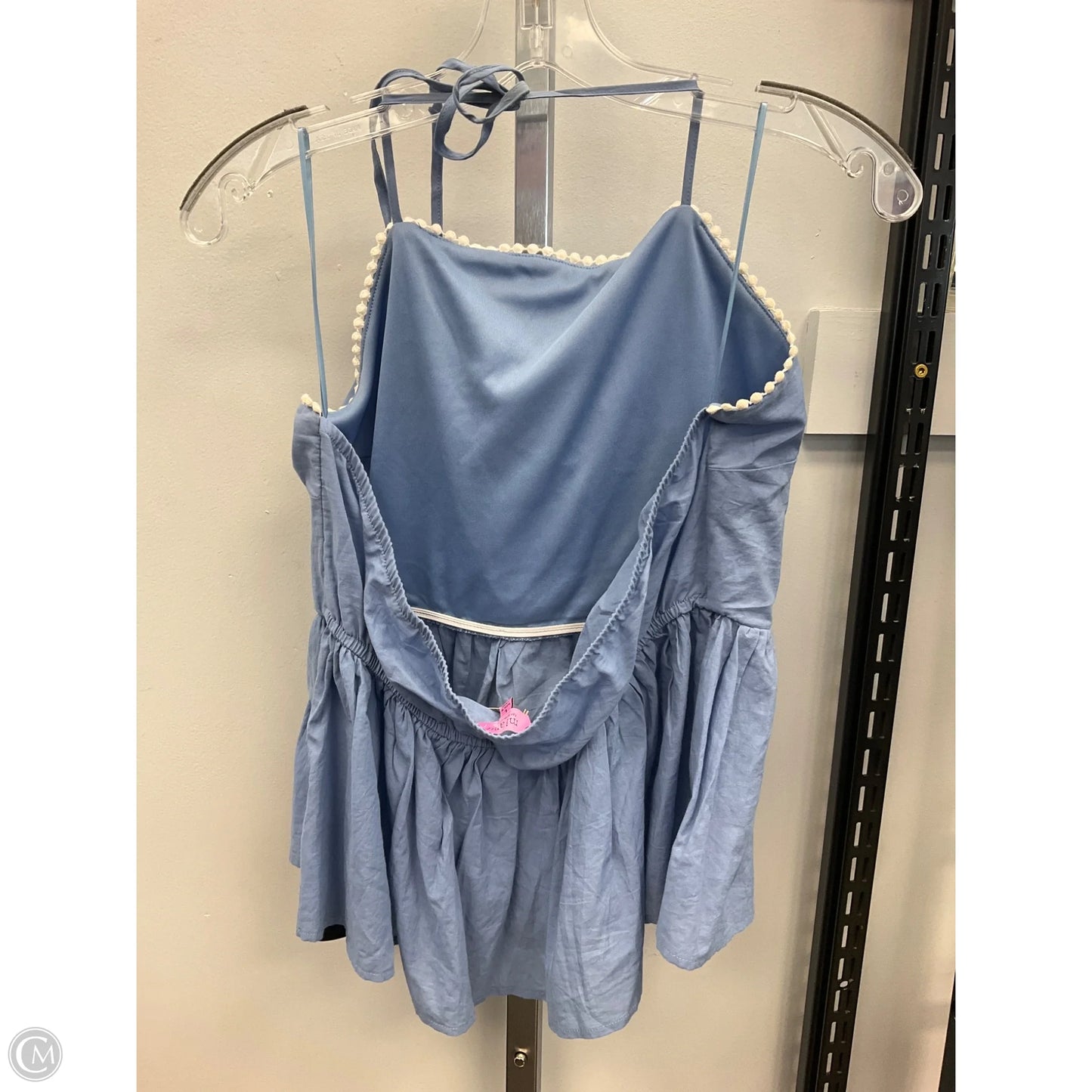 Top Sleeveless By Mi Ami In Blue, Size: L