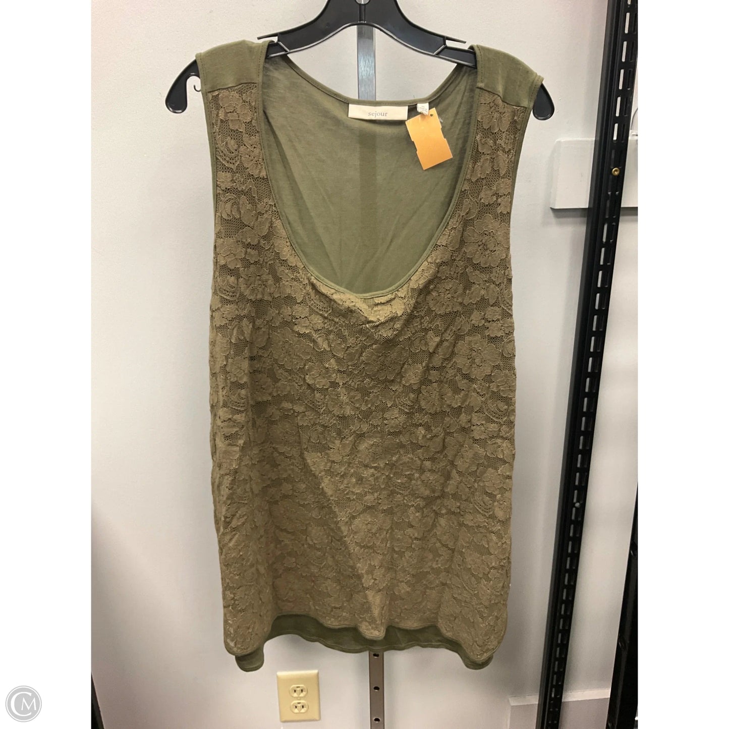Tank Top By Sejour In Green, Size: 3x