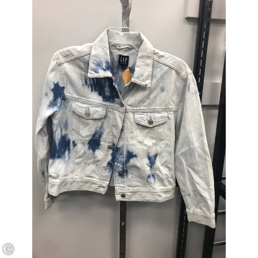 Jacket Denim By Gap In Blue Denim, Size: S