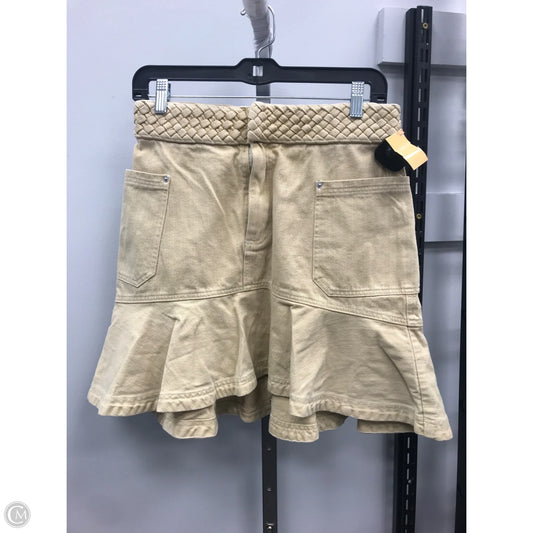 Skirt Mini & Short By Klueless In Beige, Size: 6