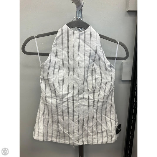 Top Sleeveless By Clothes Mentor In White, Size: Xxs