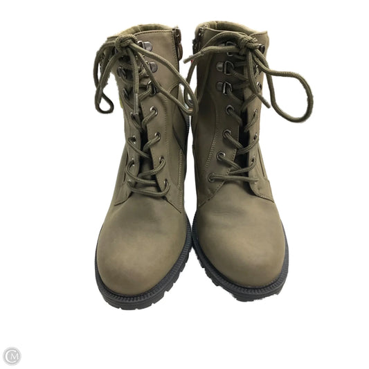 Boots Combat By Torrid In Green, Size: 10.5