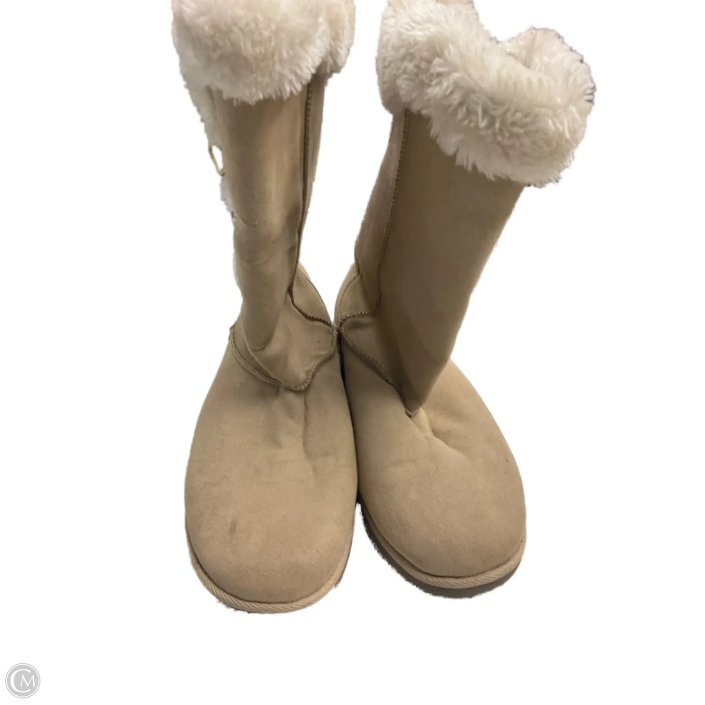 Boots Mid-calf Flats By Airwalk In Tan, Size: 11