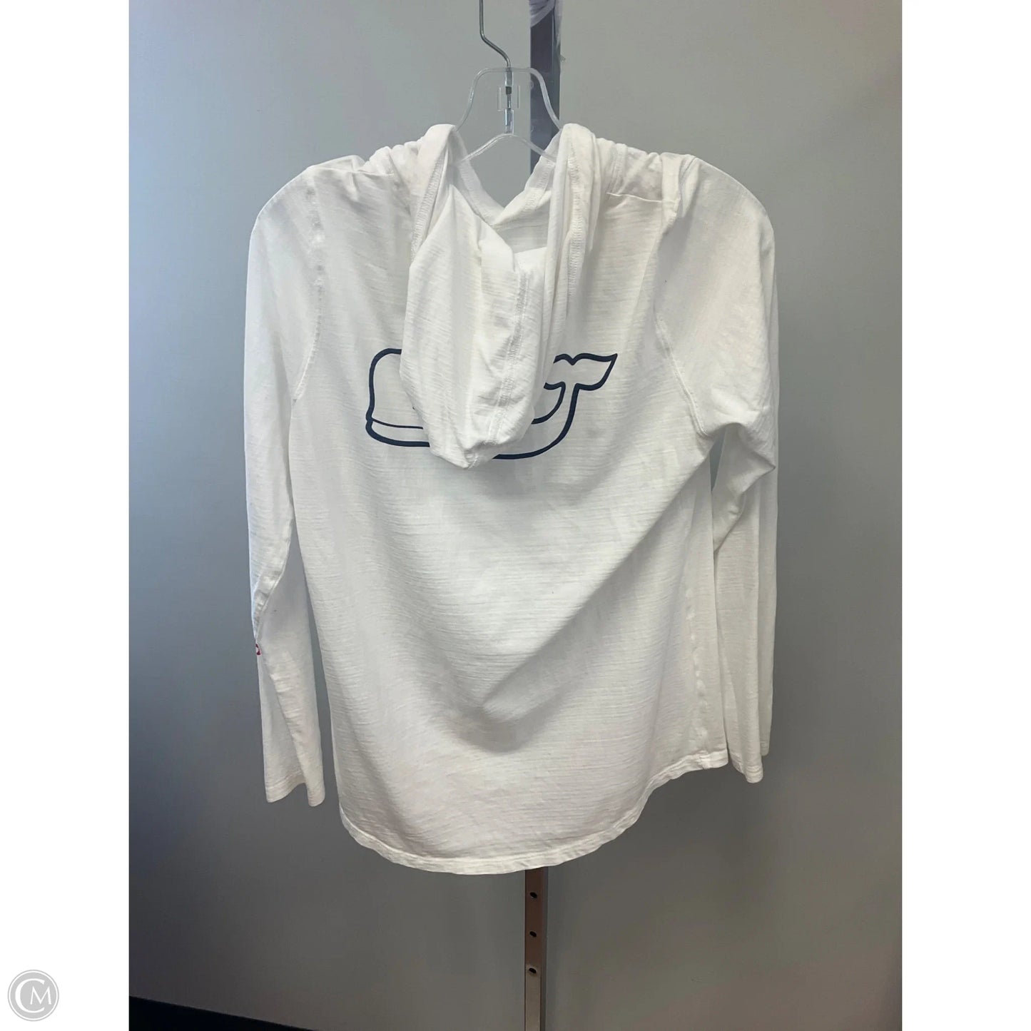 Top Long Sleeve By Vineyard Vines In White, Size: M