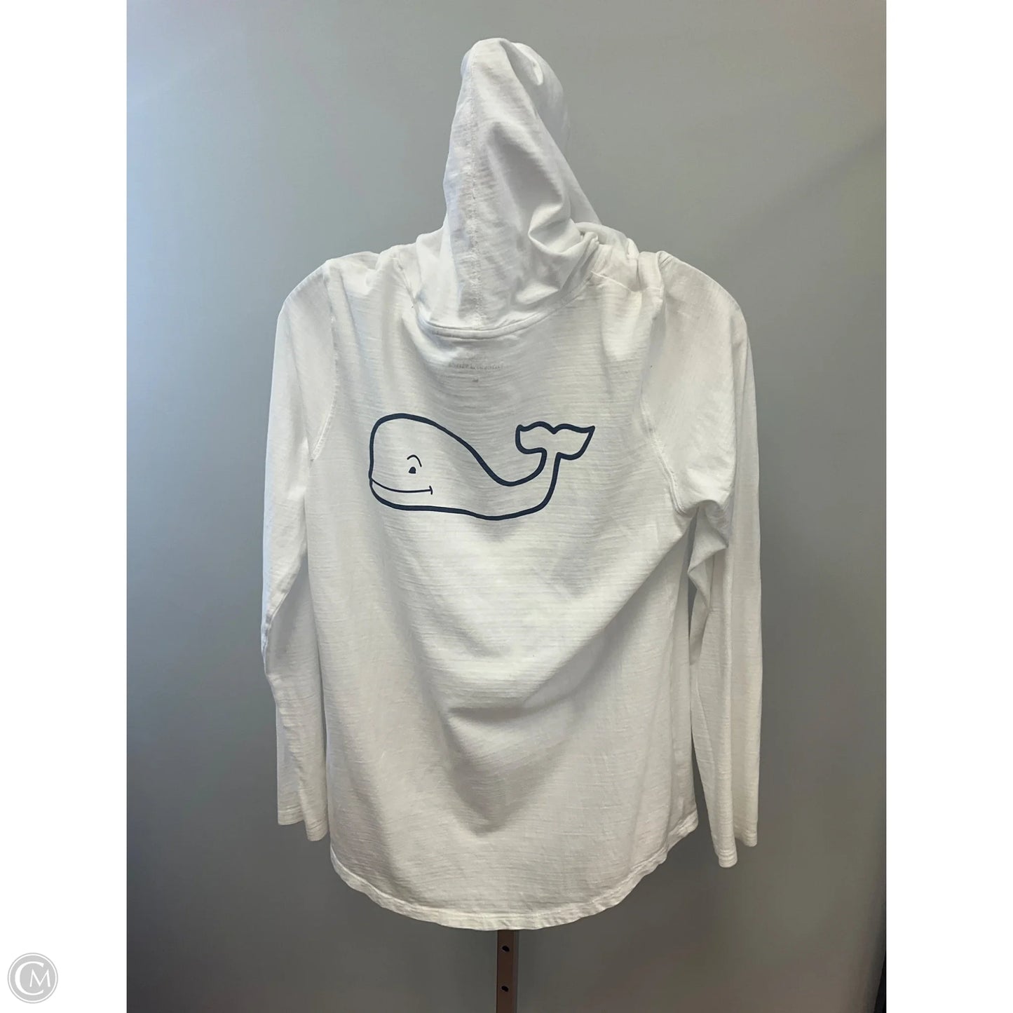 Top Long Sleeve By Vineyard Vines In White, Size: M