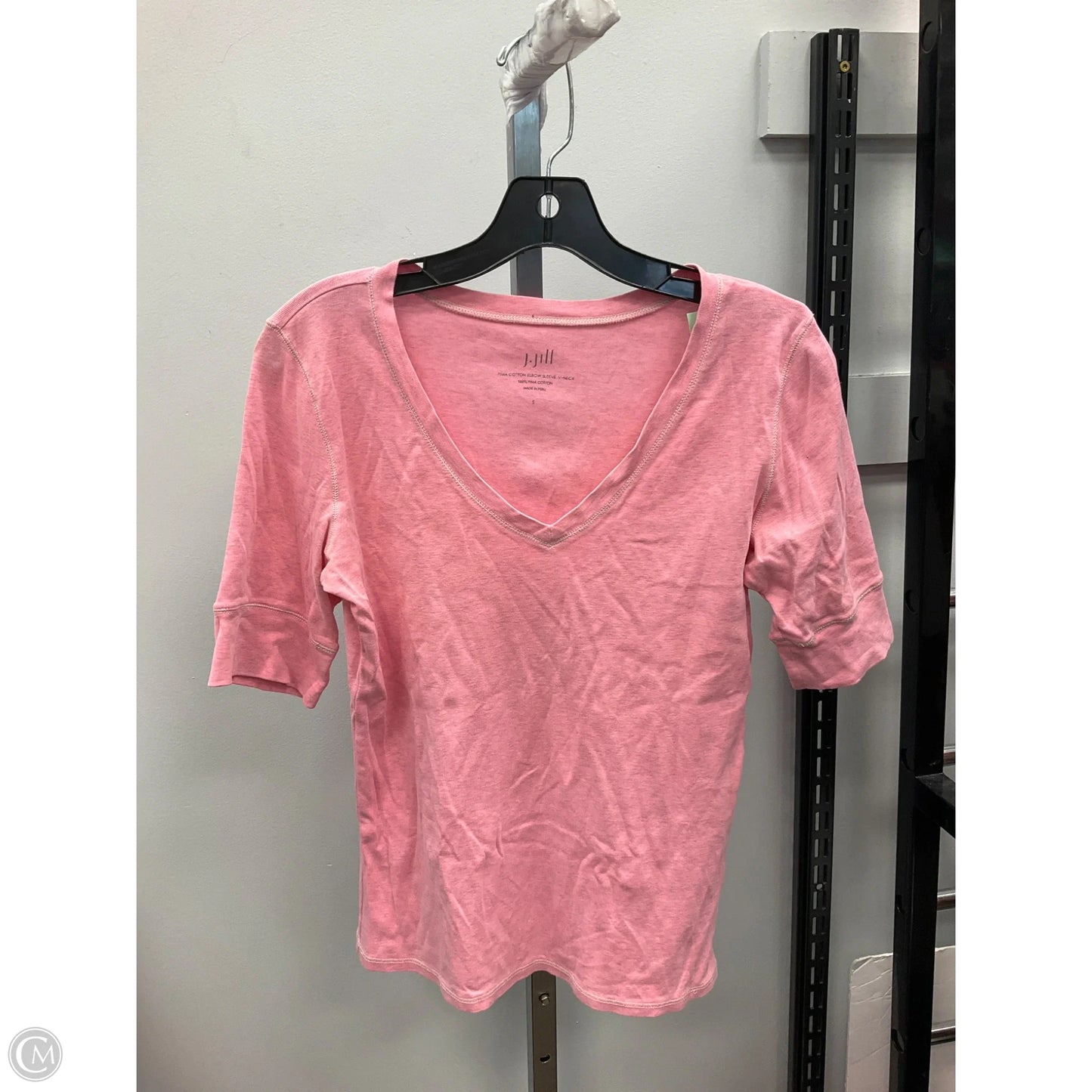 Top Short Sleeve Basic By J. Jill In Pink, Size: S