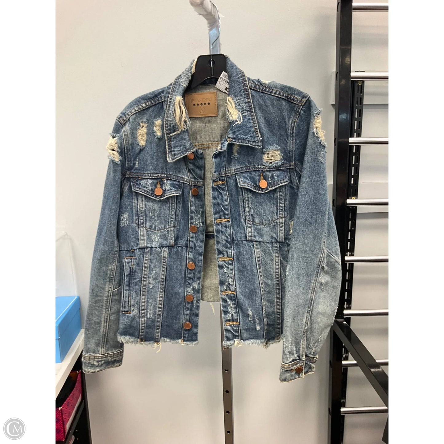 Jacket Denim By Blanknyc In Blue Denim, Size: S