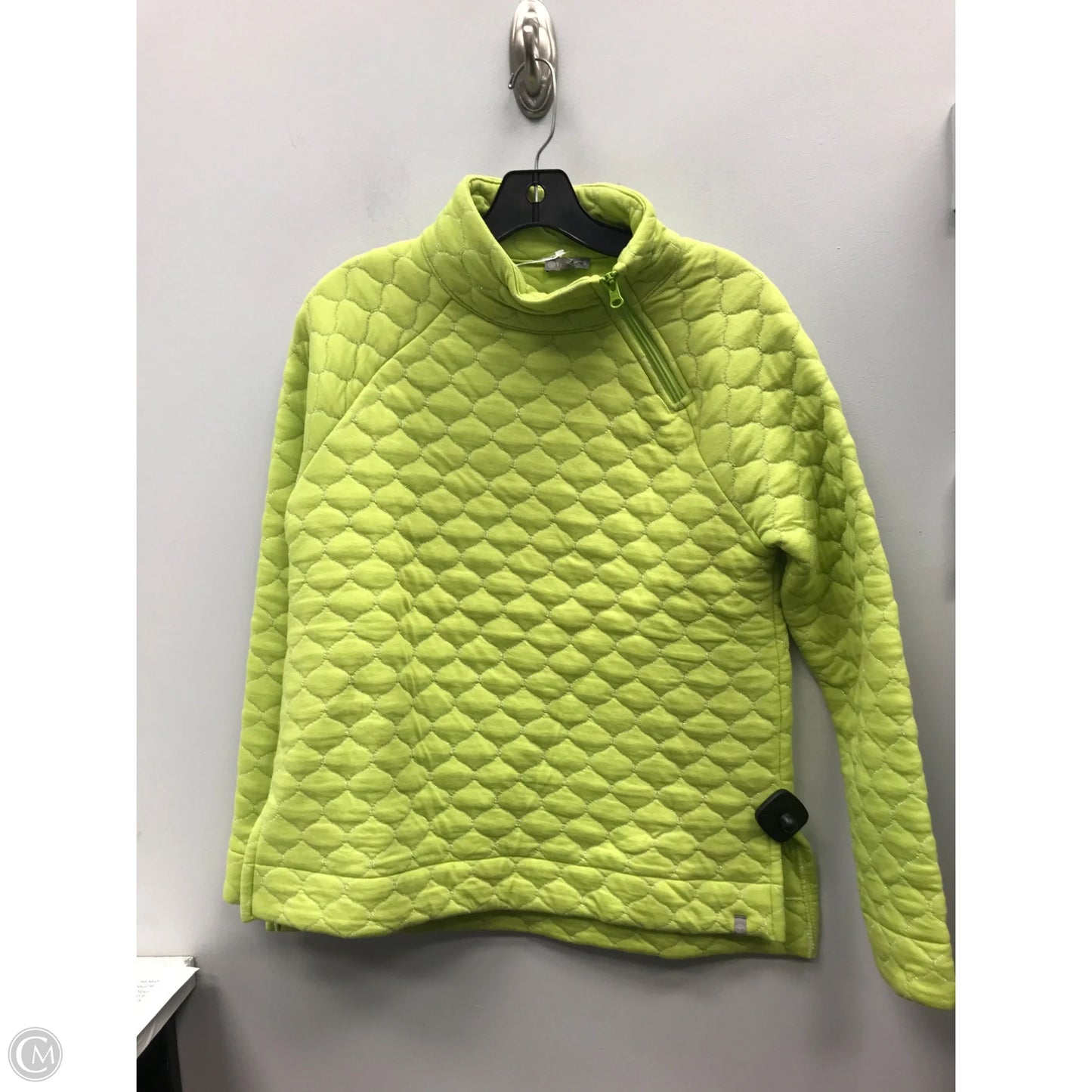 Top Long Sleeve By Talbots In Chartreuse, Size: Sp