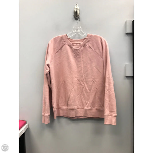 Sweatshirt Collar By Pact In Pink, Size: L