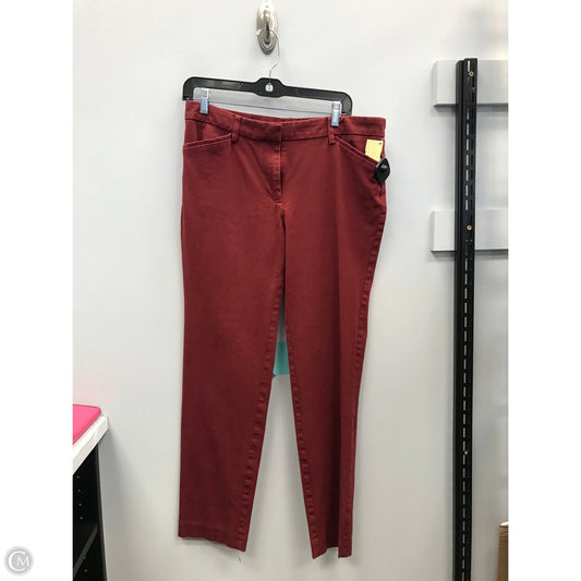 Pants Corduroy By 41 Hawthorn In Red, Size: 10