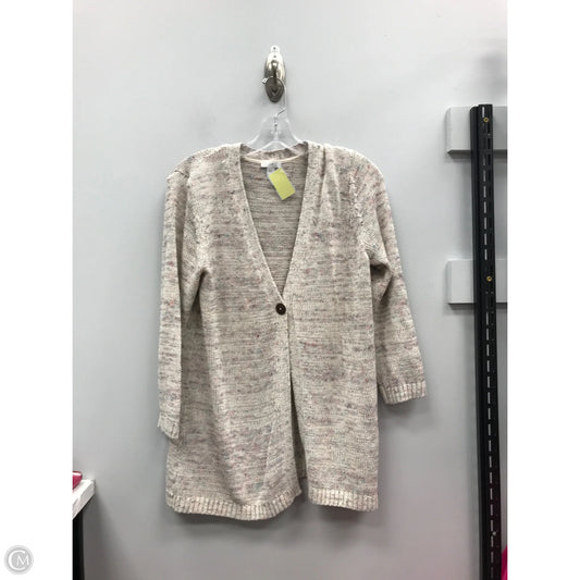 Sweater Cardigan By J. Jill In Cream, Size: S