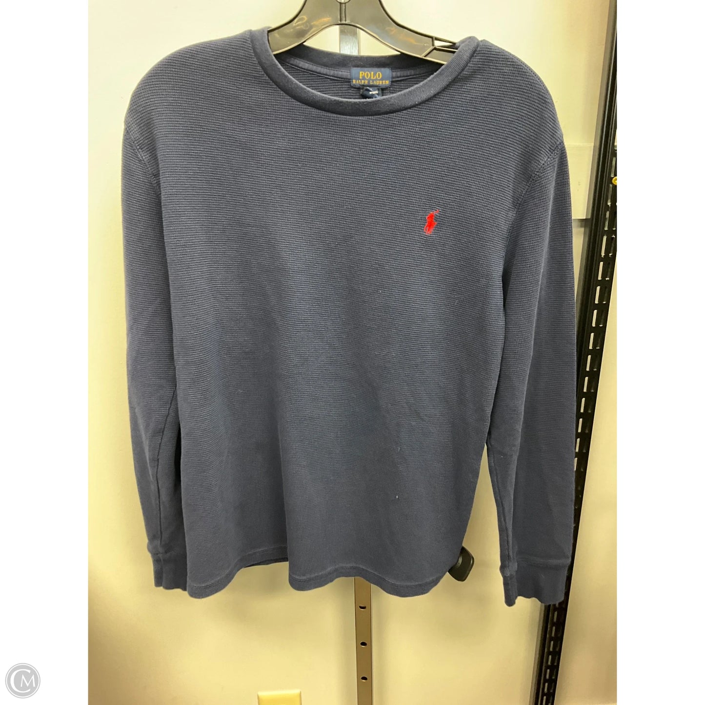 Top Long Sleeve By Polo Ralph Lauren In Navy, Size: Xl