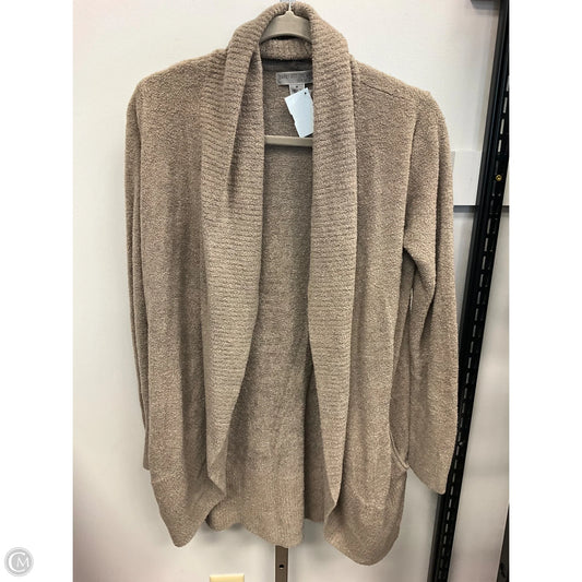 Sweater Cardigan By Barefoot Dreams In Taupe, Size: M