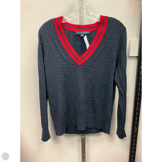 Sweater By Tommy Hilfiger In Navy, Size: M