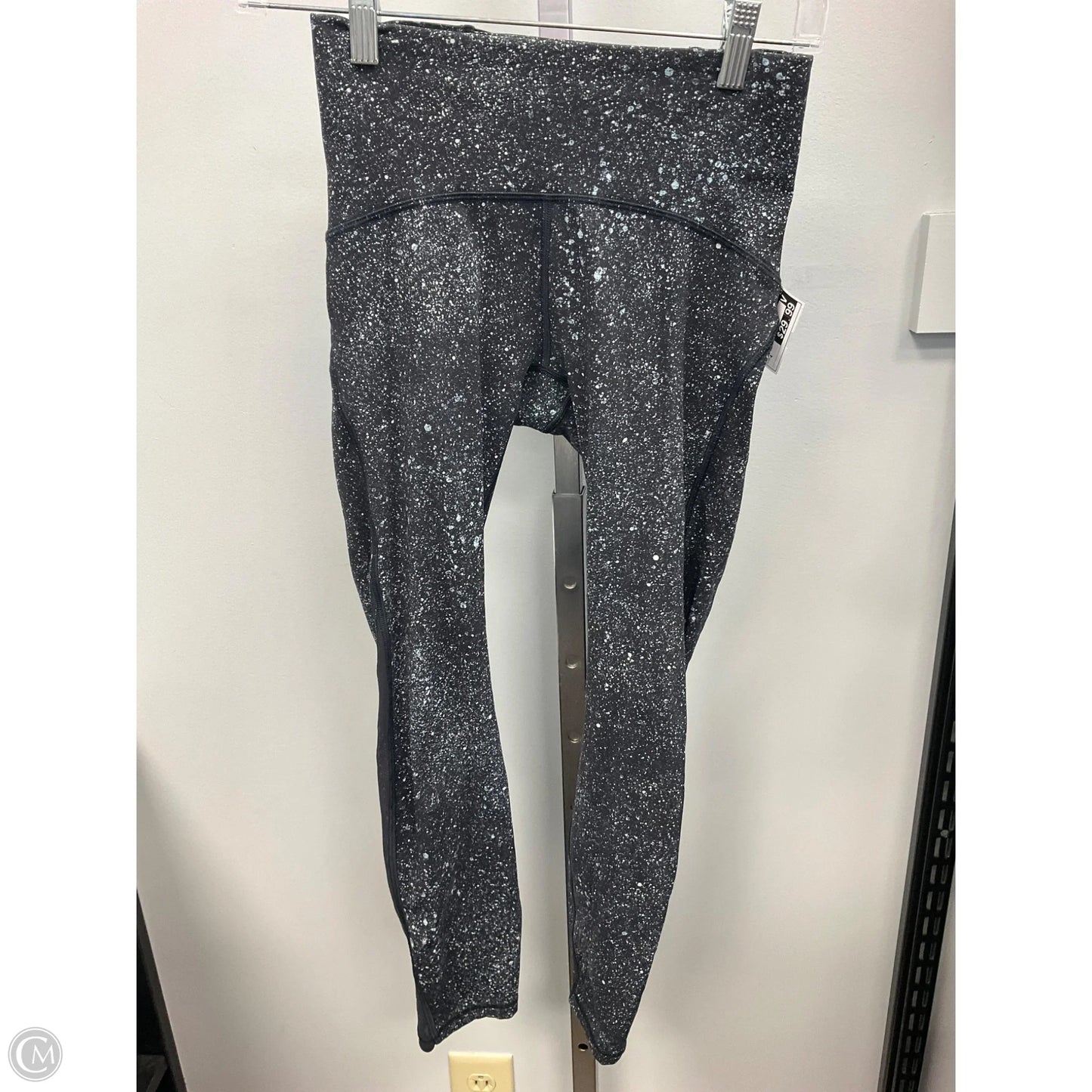 Athletic Leggings By Lululemon In Black & Blue, Size: 4