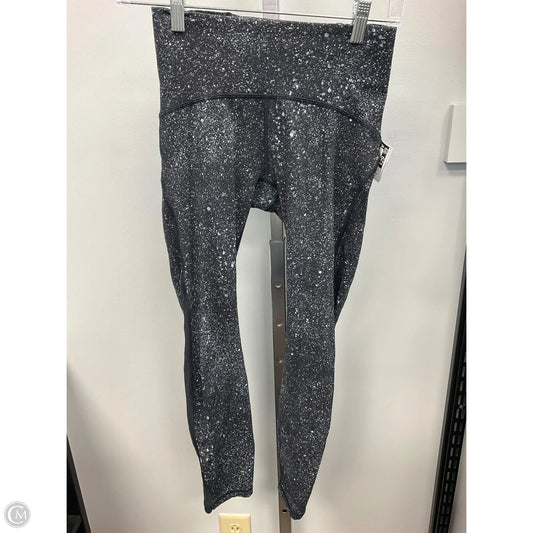 Athletic Leggings By Lululemon In Black & Blue, Size: 4