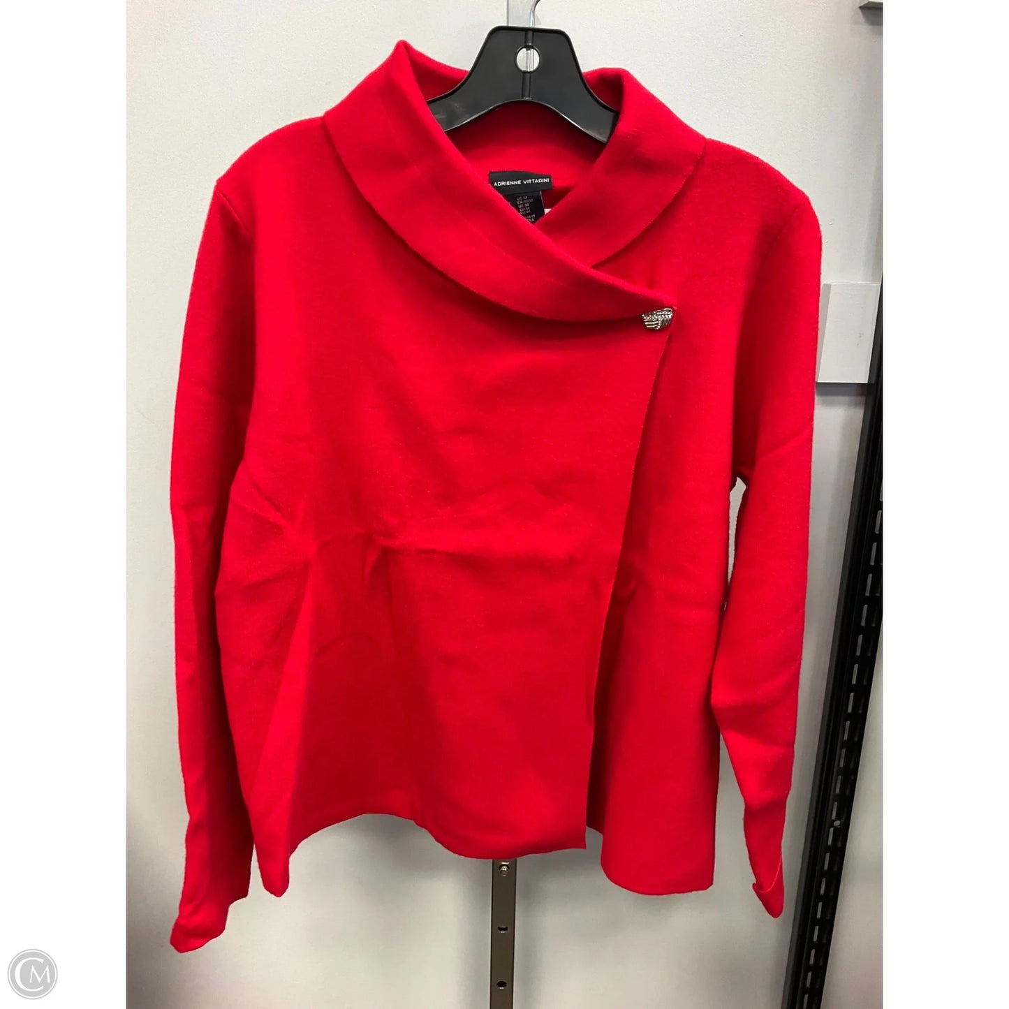 Sweater By Adrienne Vittadini In Red, Size: M