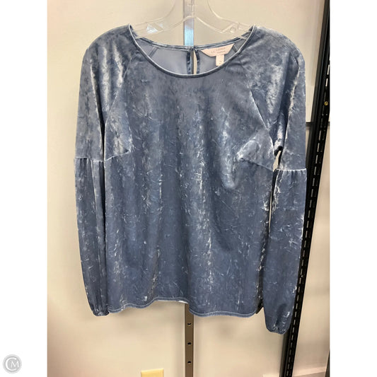 Top Long Sleeve By Lc Lauren Conrad In Blue, Size: M