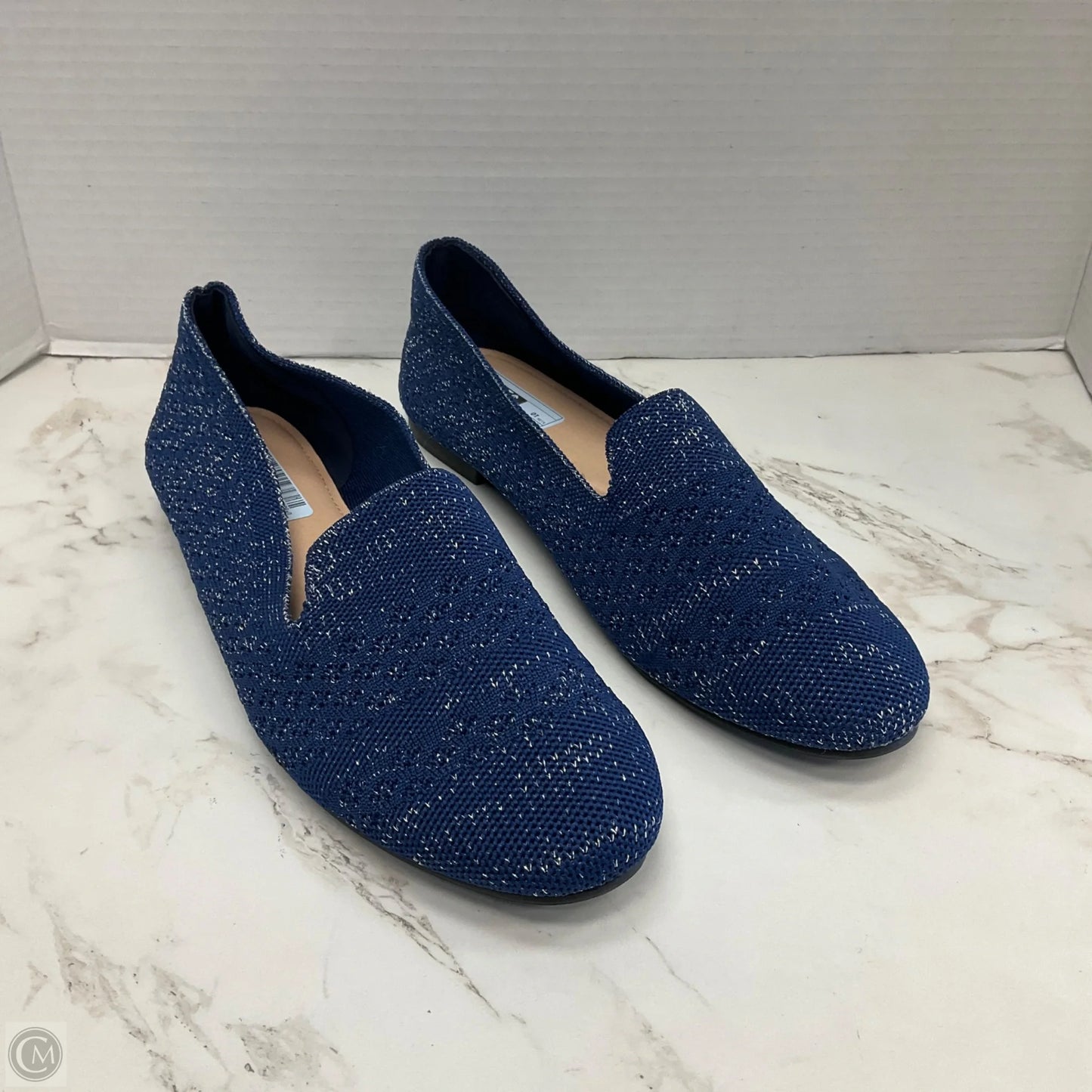 Shoes Flats By Clothes Mentor In Blue, Size: 10