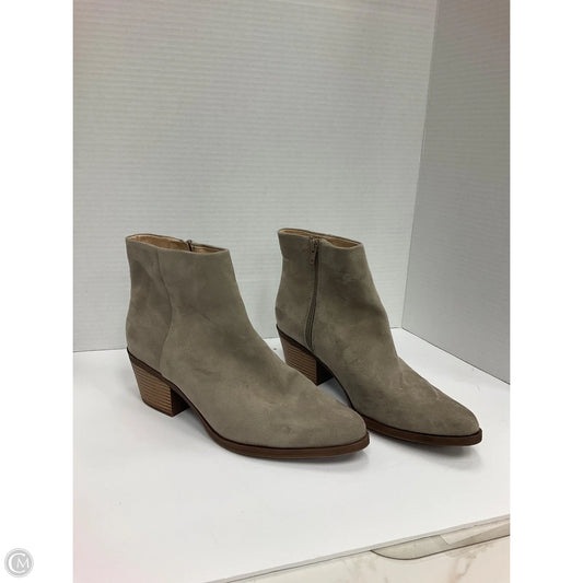 Boots Ankle Heels By Bp In Taupe, Size: 9.5