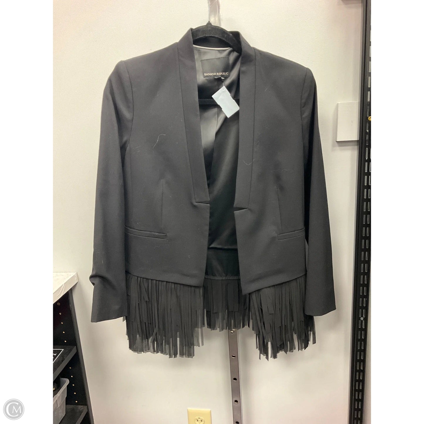 Blazer By Banana Republic In Black, Size: 4