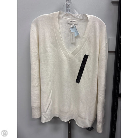 Sweater By Banana Republic In Cream, Size: Xxl