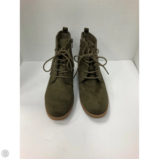 Boots Ankle Heels By Carlos By Carlos Santana In Green, Size: 8