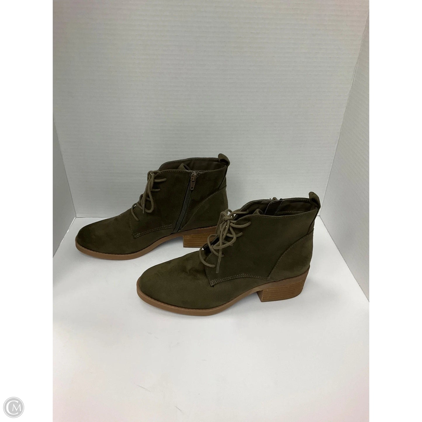 Boots Ankle Heels By Carlos By Carlos Santana In Green, Size: 8