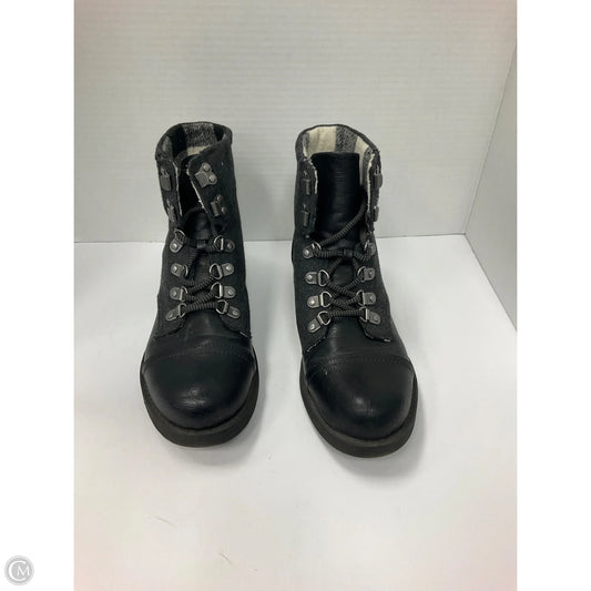 Boots Ankle Heels By Indigo Rd In Black & Grey, Size: 8