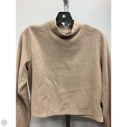 Top Long Sleeve By Old Navy In Tan, Size: M