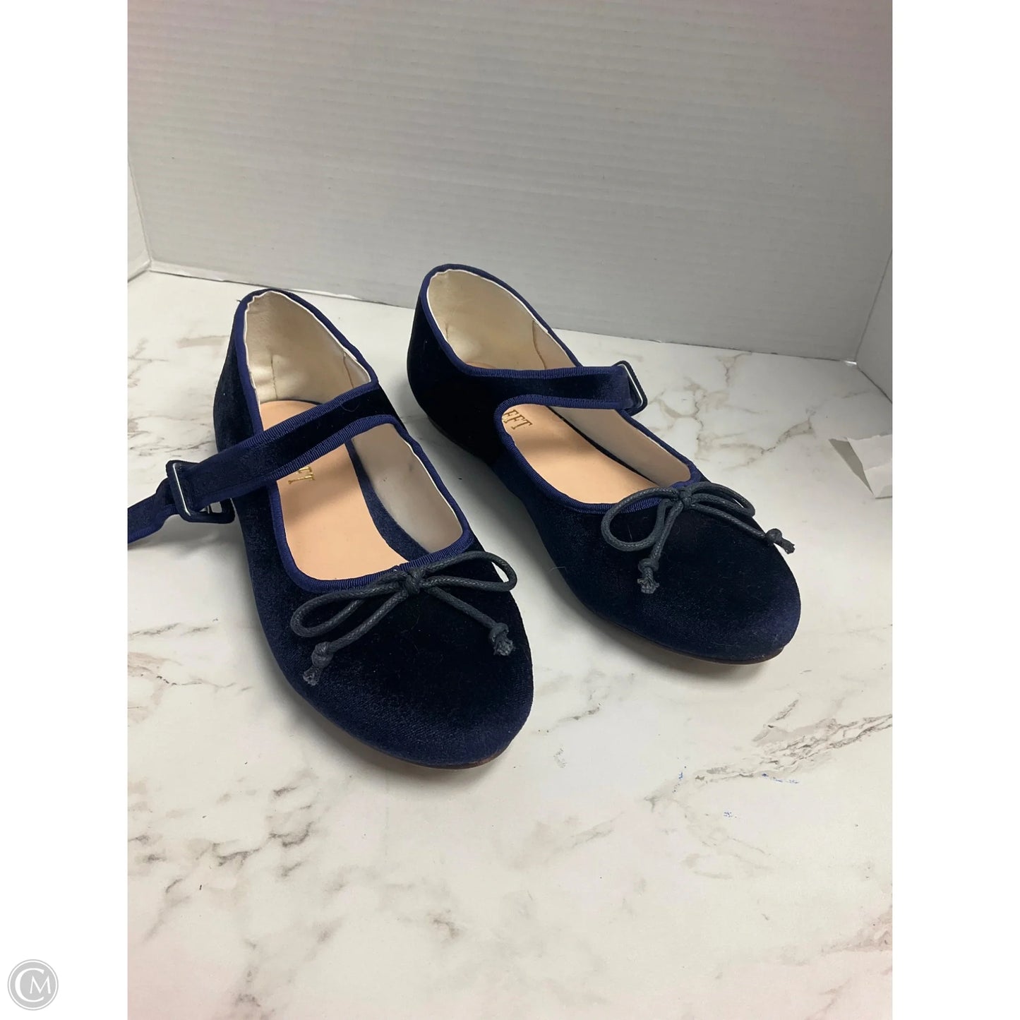 Shoes Flats By Clothes Mentor In Navy, Size: 8