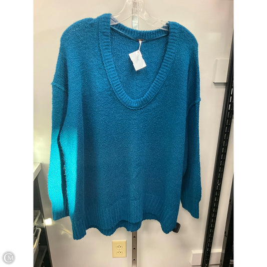 Sweater By Free People In Teal, Size: S