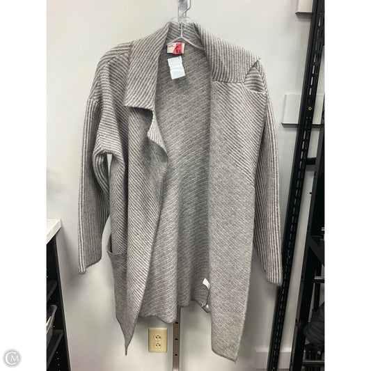 Sweater By Allie Rose In Grey & White, Size: M
