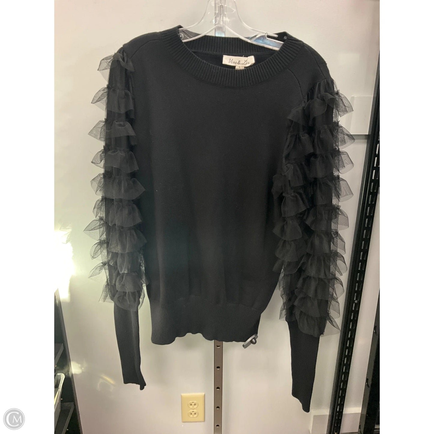 Sweater By Vine & Love In Black, Size: L