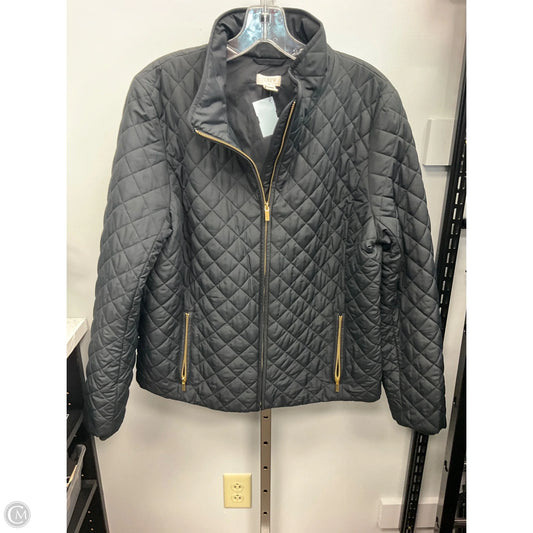 Jacket Puffer & Quilted By J. Crew In Black, Size: Xl