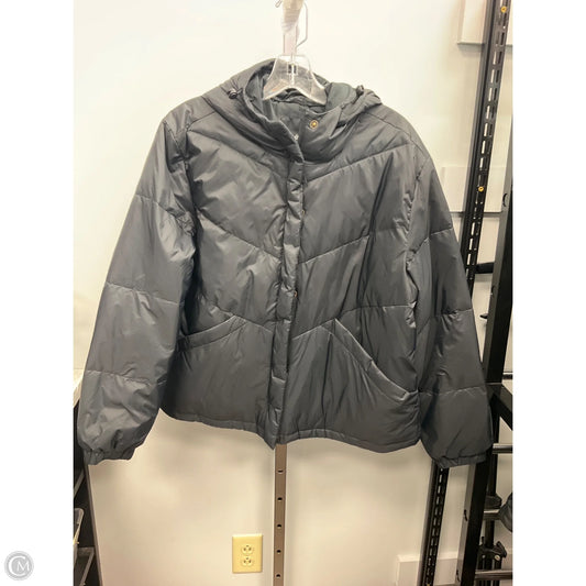 Jacket Puffer & Quilted By Madewell In Black, Size: L