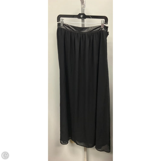 Skirt Maxi By Forever 21 In Black, Size: L