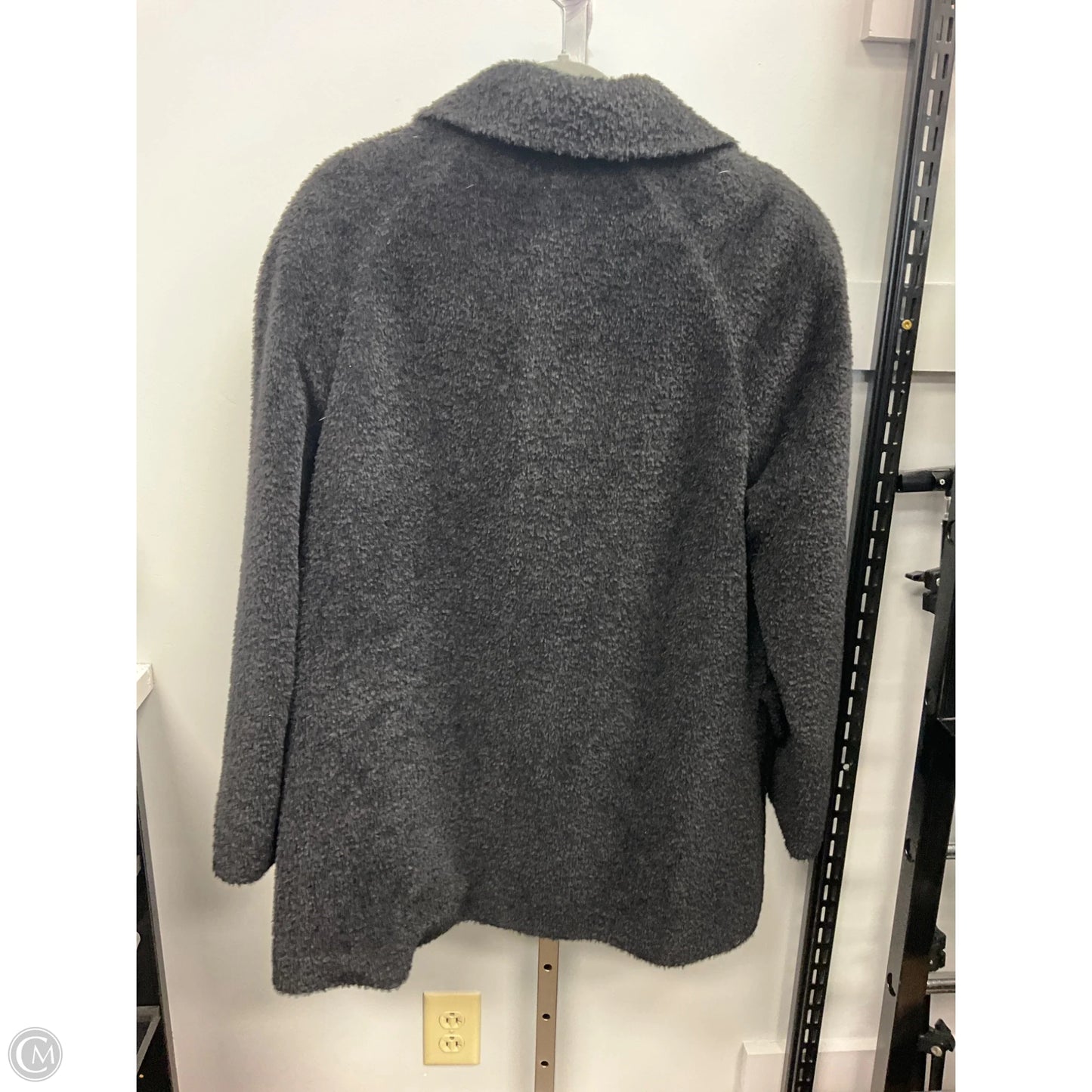 Coat Wool By Cmc In Black, Size: 12